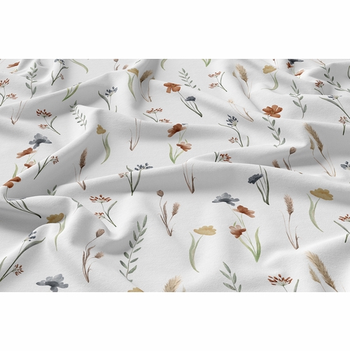 Watercolor Floral Garden Sage Green Collection Flower Print Full Length Body Pillow Cover - alt image 4