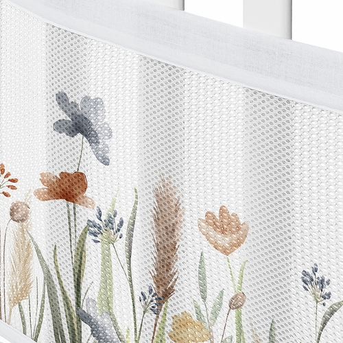 Watercolor Floral Garden Sage Green Collection Sweet Jojo Designs + BreathableBaby Breathable Mesh Crib Liner Pad - alt image 4