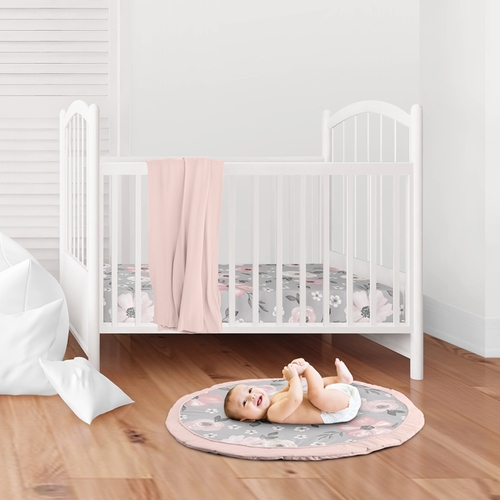 Watercolor Floral Grey Collection Playmat - alt image 1