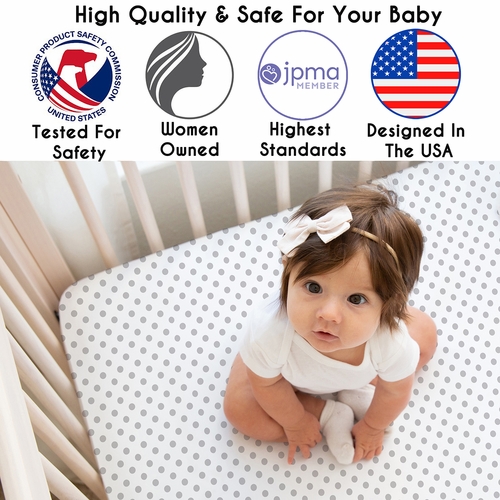 Watercolor Floral Grey Collection Sweet Jojo Designs 6 Piece Crib Bedding + BreathableBaby Breathable Mesh Liner - alt image 4