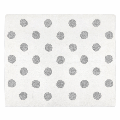 Watercolor Floral Lavender and Grey Collection Accent Floor Rug