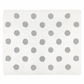 Watercolor Floral Lavender and Grey Collection Accent Floor Rug