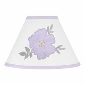 Watercolor Floral Lavender and Grey Collection Lamp Shade