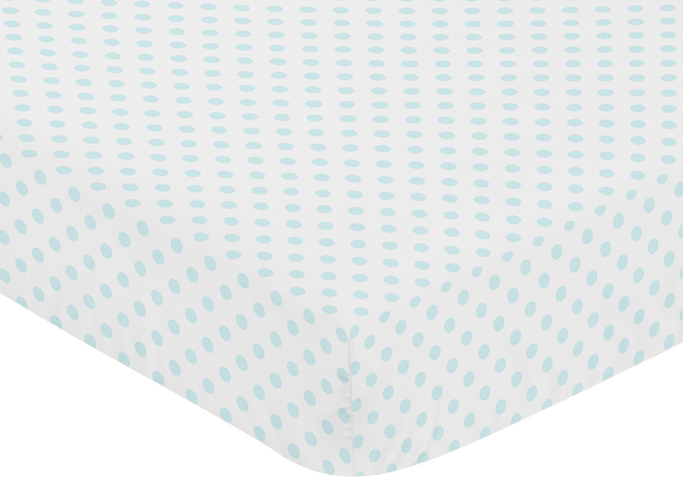 Watercolor Floral Navy and Pink Collection Crib Sheet Blue Polka Dot