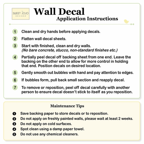 Watercolor Floral Navy Blue And Pink Collection Peel and Stick Wall Decal Stickers - Set of 4 Sheets - alt image 2