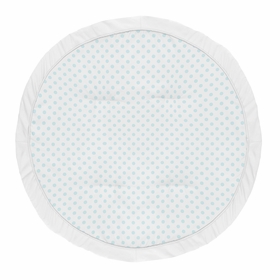 Watercolor Floral Navy Blue and Pink Collection Playmat - Polka Dot