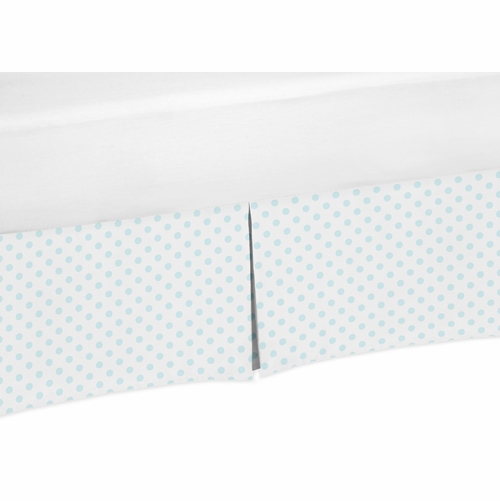 Watercolor Floral Navy Blue and Pink Collection Queen Bed Skirt