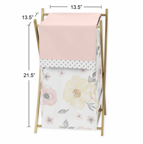 Watercolor Floral Yellow And Pink Collection Hamper - alt image 1