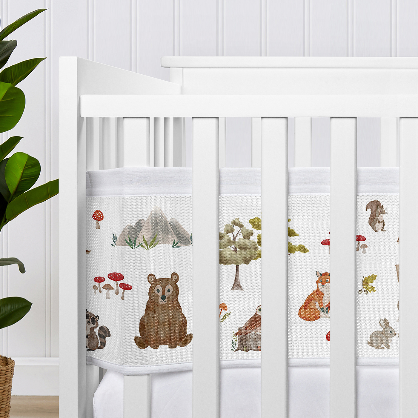Watercolor Woodland Forest Animals Sweet Jojo Designs + BreathableBaby