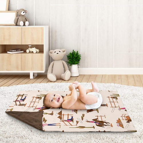 Western Cowgirl Collection Baby Blanket - alt image 2