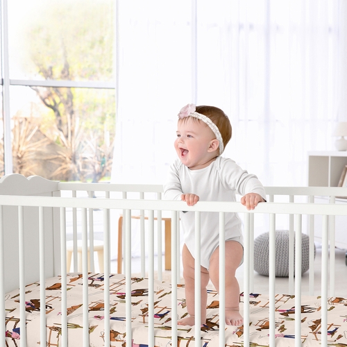 Western Cowgirl Collection Crib Sheet - alt image 1