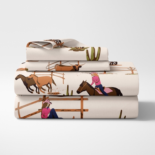 Western Cowgirl Collection Queen Sheet Set - alt image 2