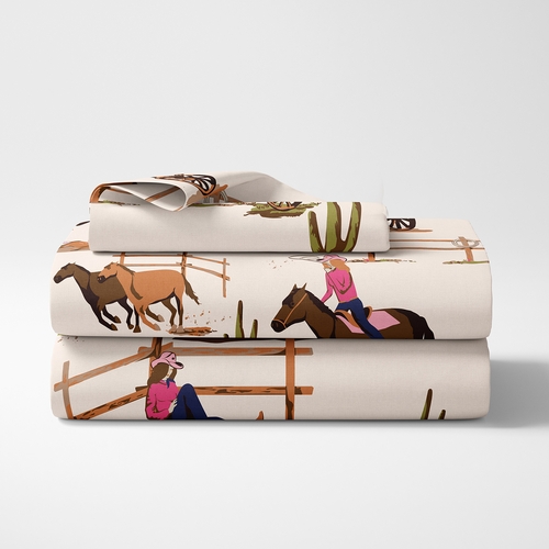 Western Cowgirl Collection Twin Sheet Set - alt image 2