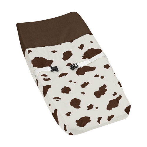 Western Cowgirl Cow Print Collection Changing Pad Cover