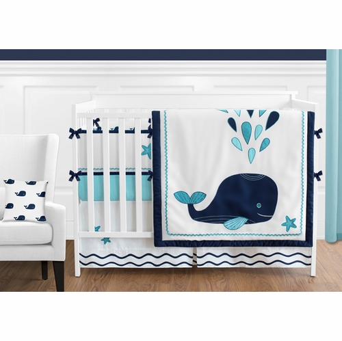 Whale 9 Piece Crib Bedding Collection