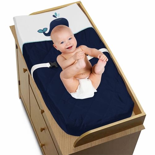 Whale Collection Changing Pad Cover - alt image 2
