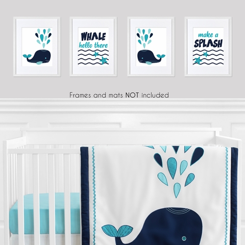 Whale Collection Wall Art Prints - Set of 4 - alt image 1