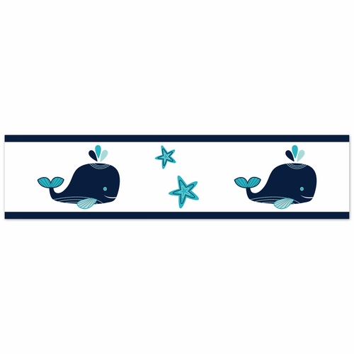 Whale Collection Wallpaper Border - alt image 1