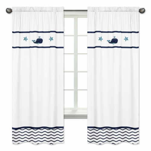 Whale Collection Window Panels - Set of 2
