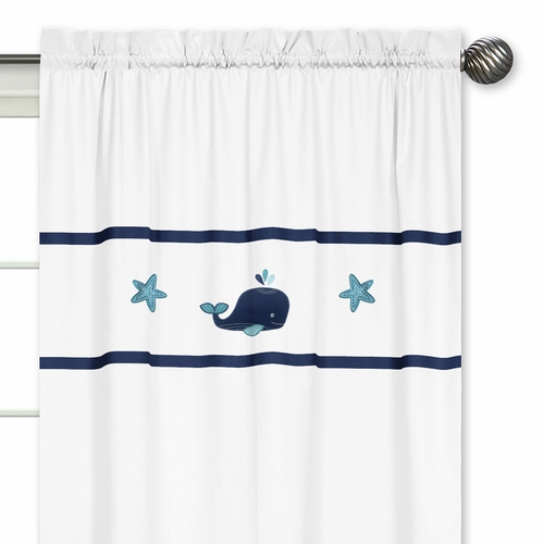 Whale Collection Window Panels - Set of 2 - alt image 2