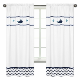 Whale Collection Window Panels - Set of 2