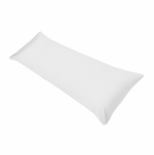 White Brushed Microfiber Full Length Body Pillow Cover