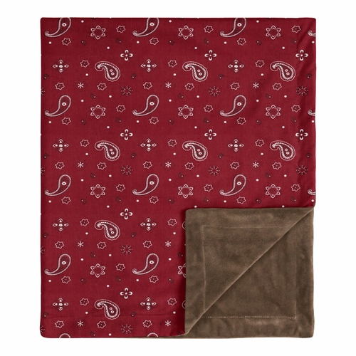 Wild West Collection Baby Blanket - Bandana Print
