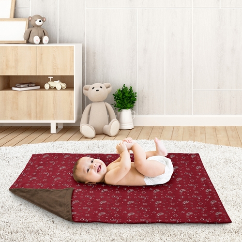 Wild West Collection Baby Blanket - Bandana Print - alt image 2