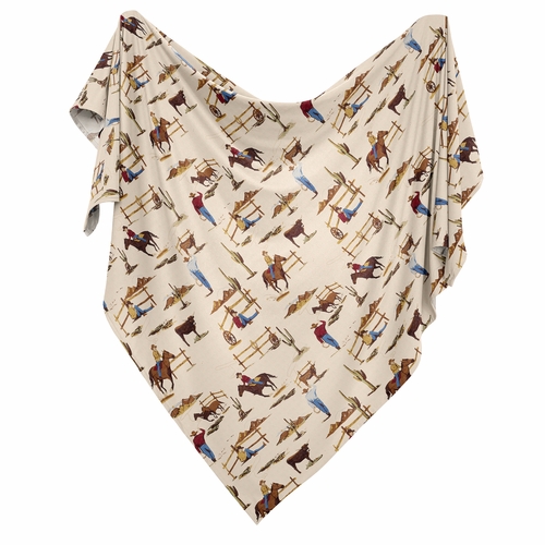 Wild West Collection Baby Swaddle Blanket - alt image 1