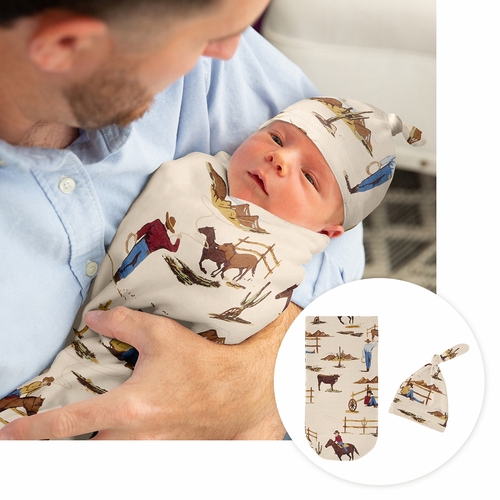 Wild West Collection Newborn Baby Layette Set - alt image 1