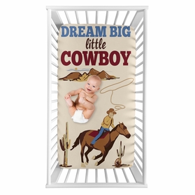 Wild West Collection Photo Op Crib Sheet