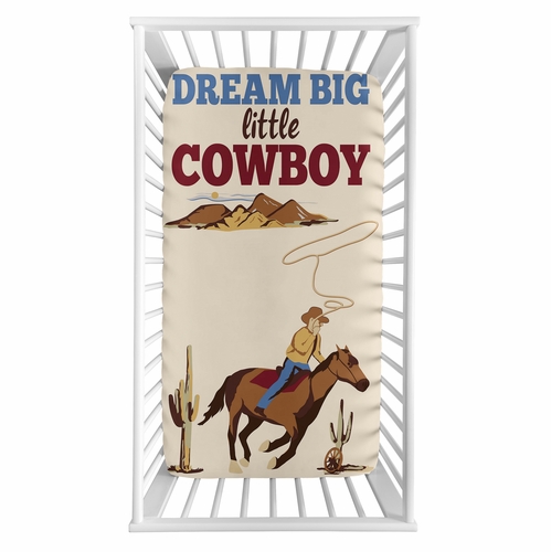 Wild West Collection Photo Op Crib Sheet - alt image 1