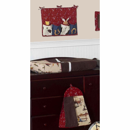 Wild West Cowboy 11 Piece Bumperless Crib Bedding Collection - alt image 1