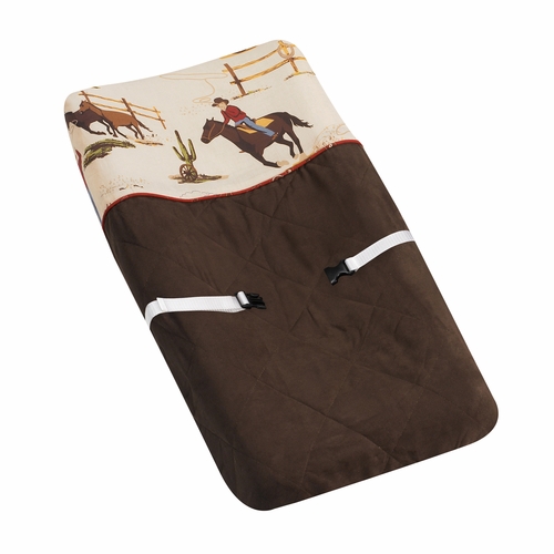Wild West Cowboy Changing Pad Cover