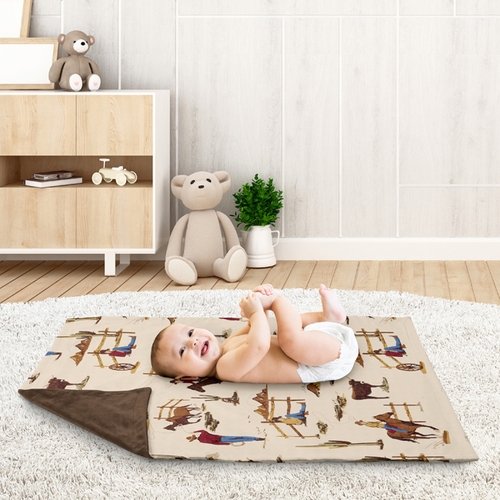 Wild West Cowboy Collection Baby Blanket - alt image 2