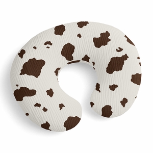 Wild West Cowboy Collection - Cow Print 100% Cotton Muslin Nursing Breastfeeding Pillow Cover Case (Pillow Not Included)