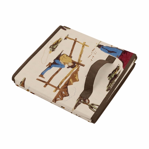 Wild West Cowboy Collection Fabric Toy Bin Storage - alt image 3