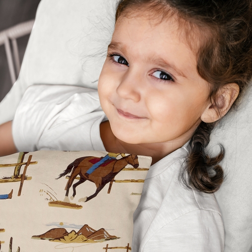 Wild West Cowboy Collection Mini Pillow with Pillowcase - alt image 3