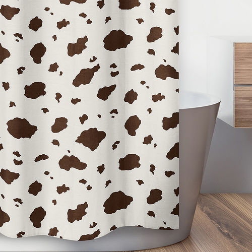 Wild West Cowboy Collection Shower Curtain - Cow Print - alt image 2