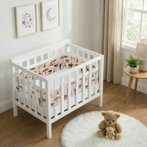 Wild West Cowboy Collection Sweet Jojo Designs + BreathableBaby Breathable Mini Mesh Crib Liner - alt image 1