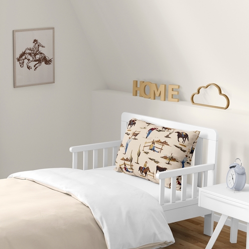 Wild West Cowboy Collection Toddler Pillow with Pillowcase - alt image 1