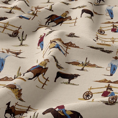 Wild West Cowboy Collection Toddler Pillow with Pillowcase - alt image 5