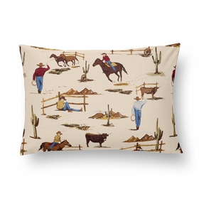 Wild West Cowboy Collection Toddler Pillow with Pillowcase