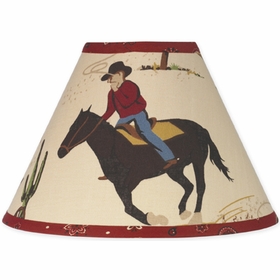 Wild West Cowboy Lamp Shade