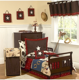 Wild West Cowboy Toddler Bedding Collection