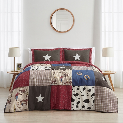 Wild West Cowboy Twin Bedding Collection - alt image 1