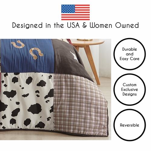 Wild West Cowboy Twin Bedding Collection - alt image 3