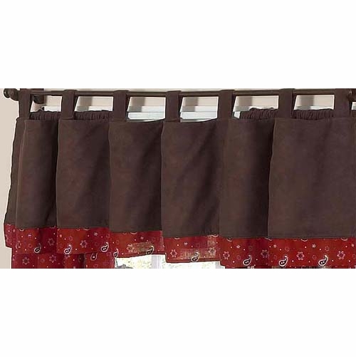 Wild West Cowboy Window Valance