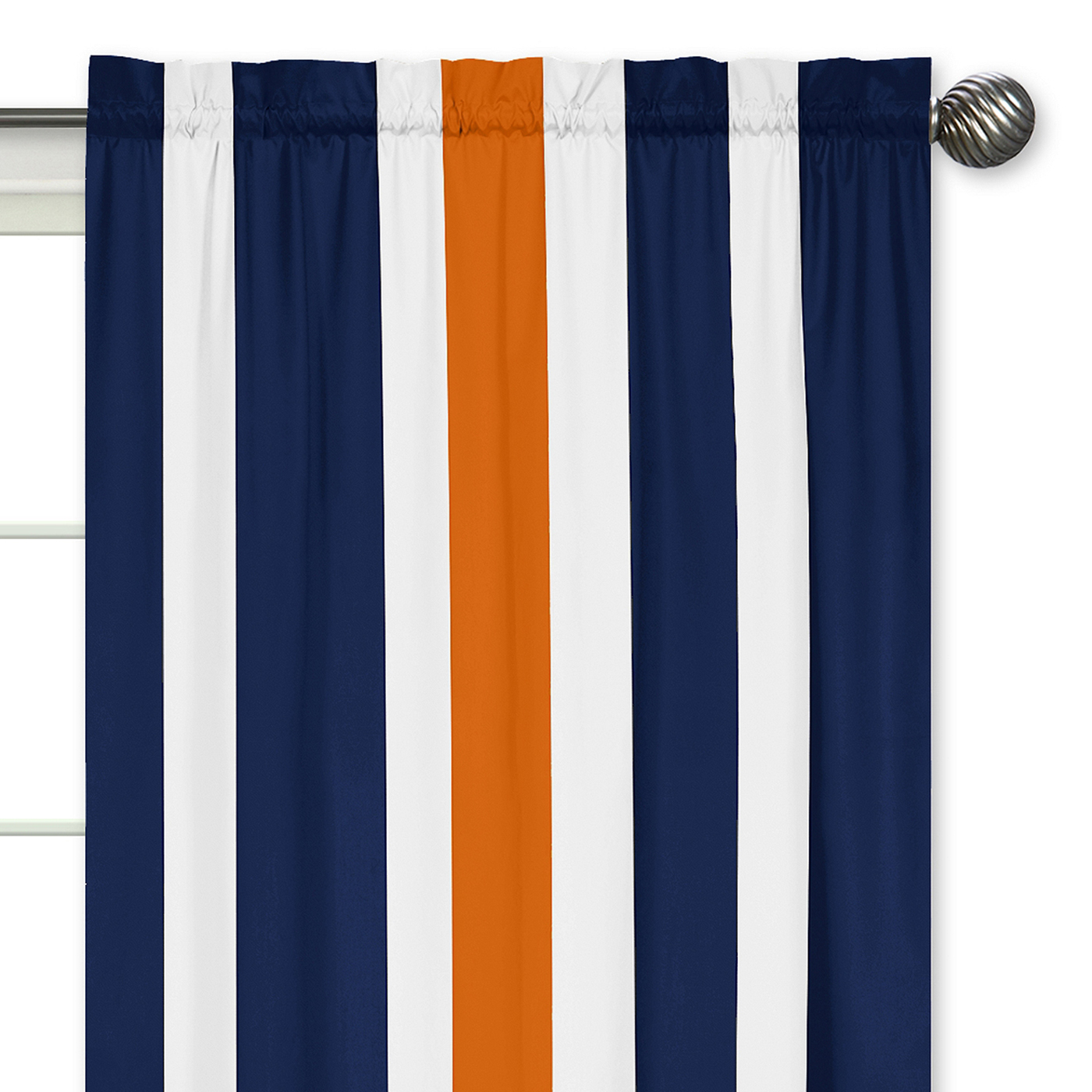 Sweet Jojo Designs Navy Blue And Gray Stripe 2-piece Twin Comforter Set - Overstock - 12990821