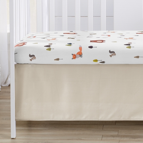 Woodland Animal Pals Collection 3 Piece Crib Bedding - alt image 4